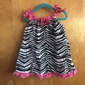 🌸Zebra and Polka dot sundress